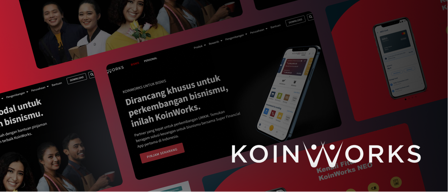 koinworks portfolio emveep as startup studio indonesia & bali